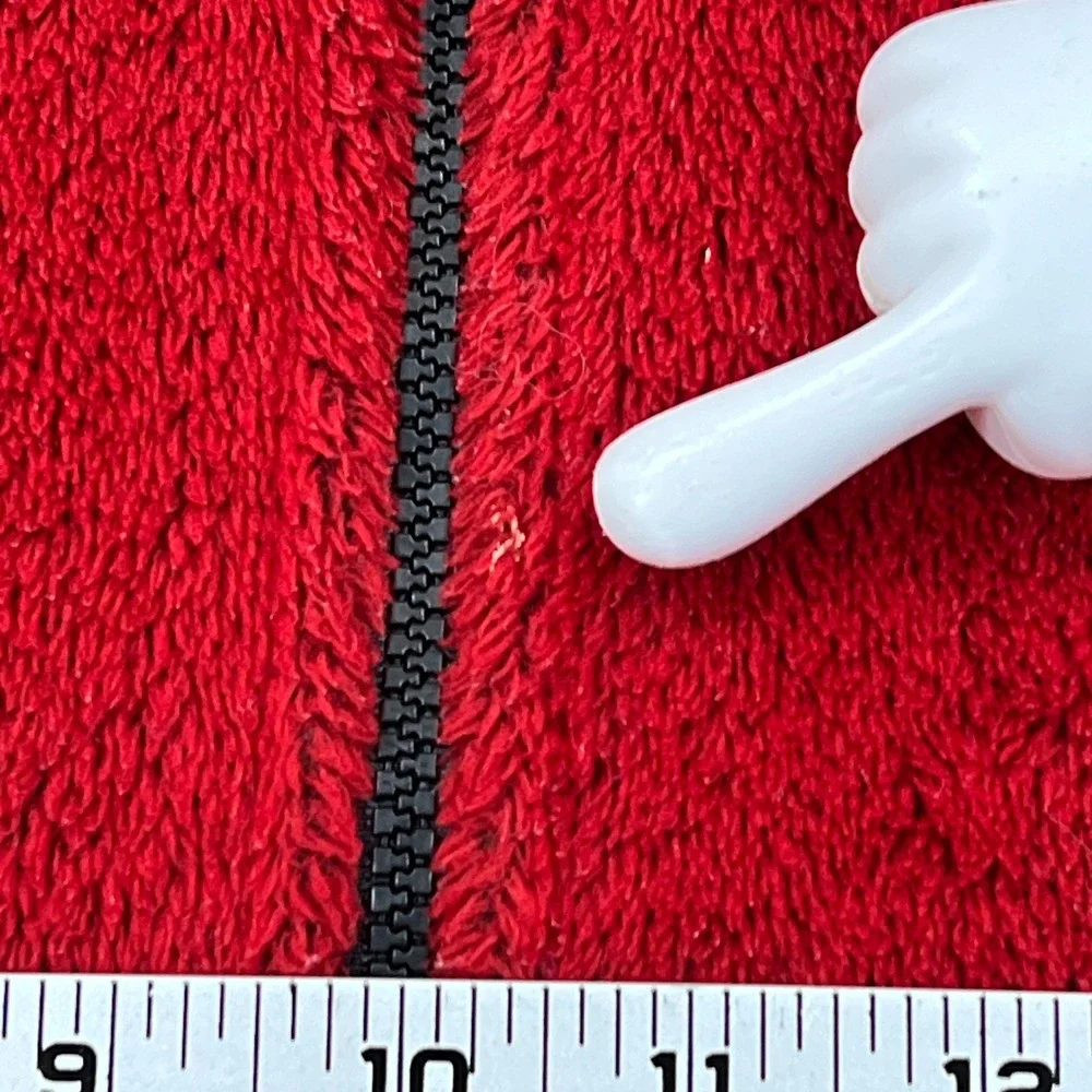 VTG Patagonia R2 Jacket Kids Large 12 Red Full Zip Fleece Pockets‎ Outdoor USA